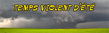 Temps violent d'été