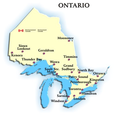 Ontario - Prévisions et conditions par endroits - Environnement Canada